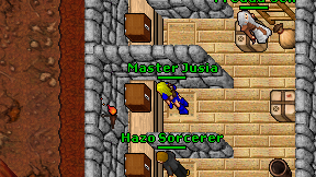 Master Jusia on screen