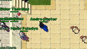 Andro master on screen