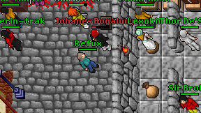 Refux on screen