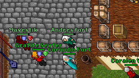 Andres fort on screen