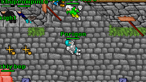 Porigon on screen