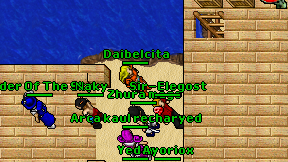 Daibelcita on screen
