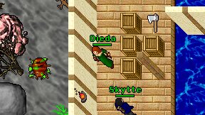 Dieda on screen