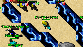 Evil Wareras on screen