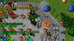 Draedz on screen