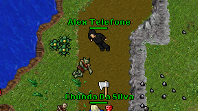 Alex Telefone on screen