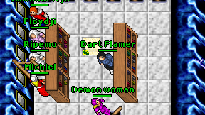 Dart Flamer on screen