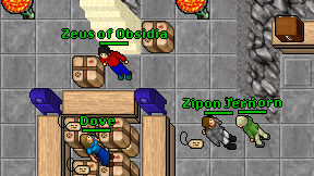 Zeus of Obsidia on screen
