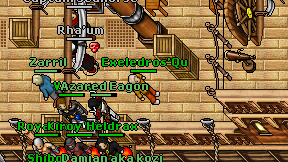 Exeledros'Qu on screen