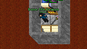 Bane the Demon on screen