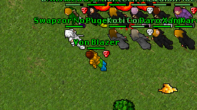 Von Blazer on screen