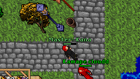 Master-Kana on screen