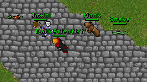 Dark Scientist on screen