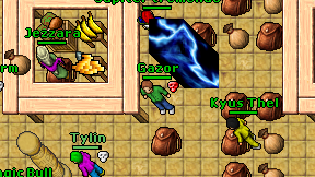 Gazor on screen
