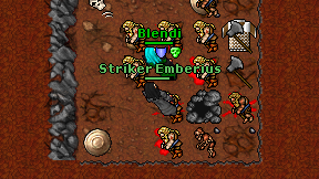 Striker Emberius on screen