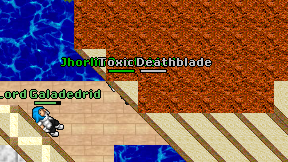 Toxic Deathblade on screen