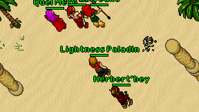 Lightness Paladin on screen