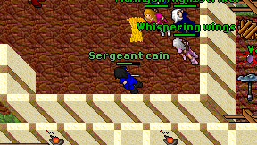 Sergeant cain on screen