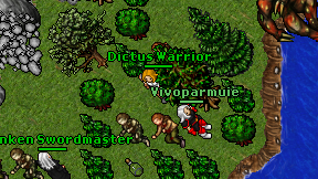 Dictus Warrior on screen