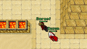 Emraef on screen