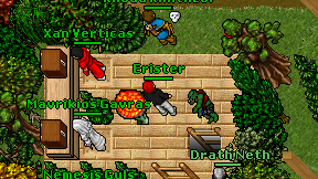 Erister on screen