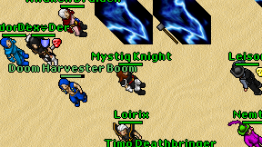 Mystiq Knight on screen