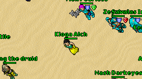 Kloga Alch on screen