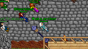 Waka archer on screen