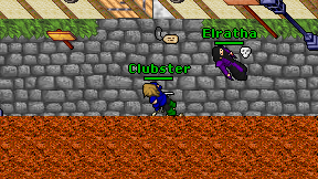 Clubster on screen