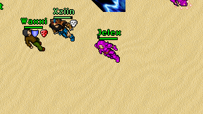 Jelex on screen