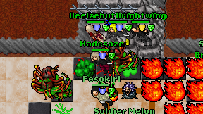 Hadesaze on screen
