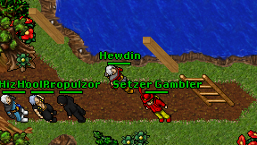 Hewdin on screen