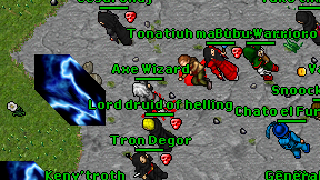 Axe Wizard on screen