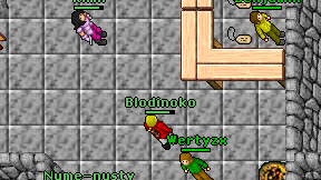 Blodinoko on screen