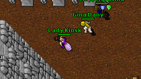 Lady Kiosk on screen