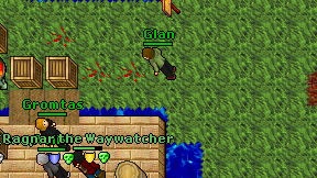 Glan on screen