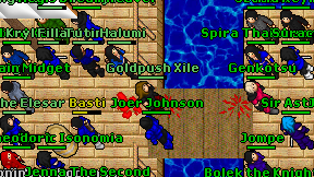 Goldpush Xile on screen