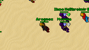 Aragnox on screen