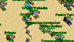 Pandorian Navigator on screen