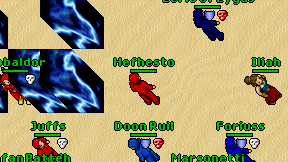 Hefhesto on screen