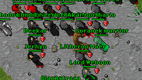 Goranek warrior on screen
