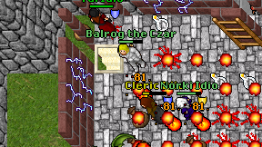Balrog the Czar on screen