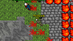Mideek on screen