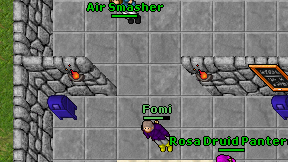 Air Smasher on screen