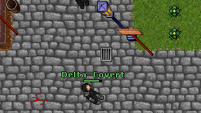 Delta-Covert on screen