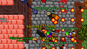 Sorcerer Caina on screen