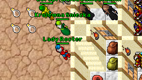 Lady Roster on screen