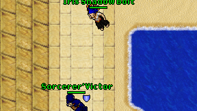 Iris Shadow Bolt on screen