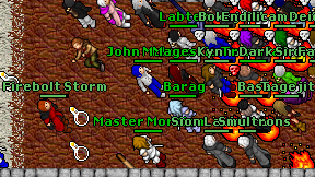 Firebolt Storm on screen