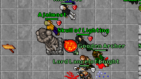 Skull of Lighting on screen
